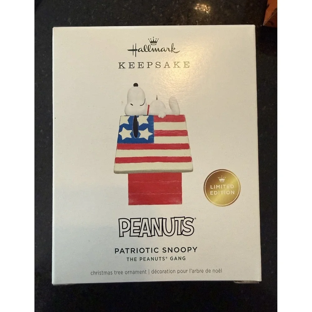 2026 Patriotic Snoopy Hallmark Limited Edition Ornament The Peanuts Gang NEW
